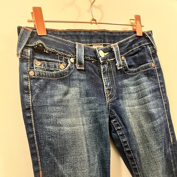 True Religion Women's Boot Cut Jeans - Dark Blue - Picture 2 of 8